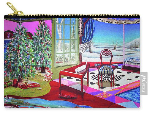 Christmas Painting - Carry-All Pouch - KozeDecore