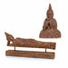 Wooden Seated Buddha Sculpture - KozeDecore