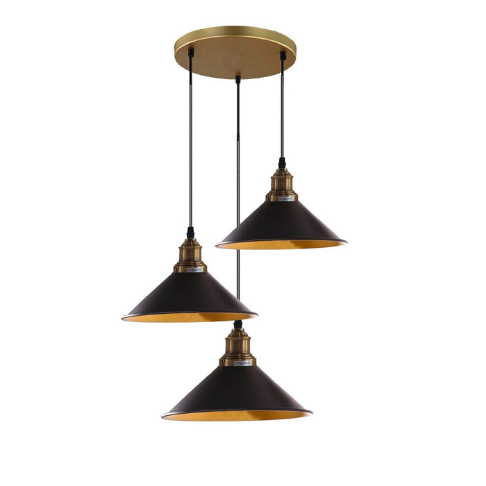 3 Lights Hanging Chandelier With Cable - KozeDecore
