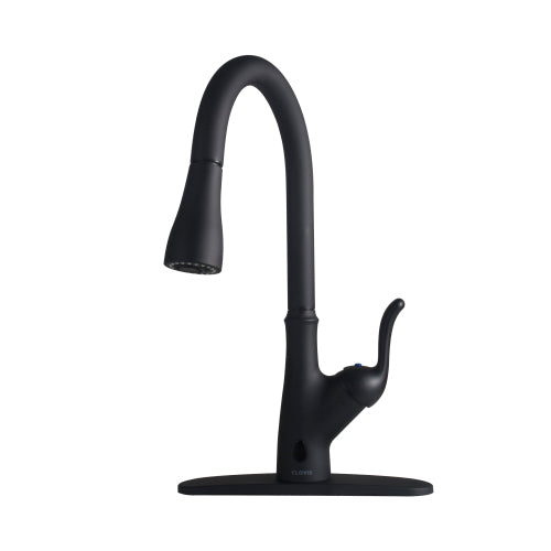 Retro Pull Down Touchless Single Handle Kitchen Faucet